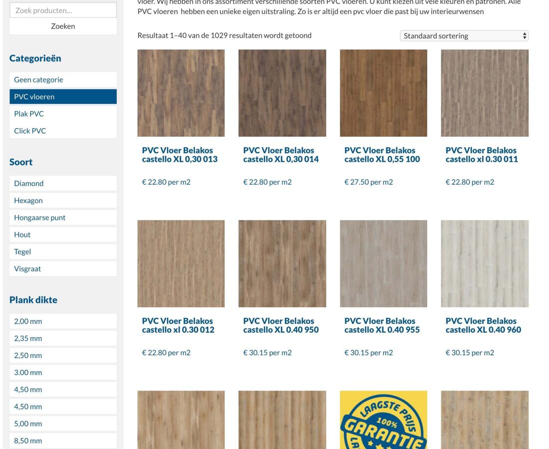 Woocommerce webshop