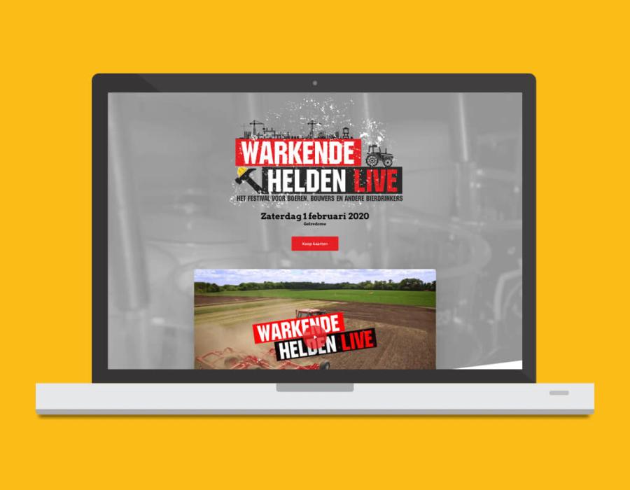 Website Warkende Helden Live
