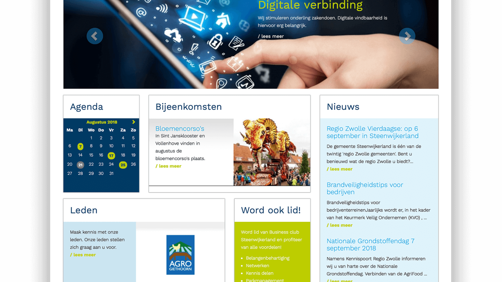 Website Business Club Steenwijkerland