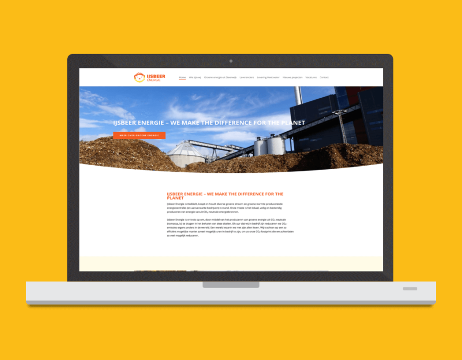 Website IJsbeer Energie